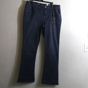 Simply Vera Wang Denim Blue Jeans, Bootcut, 14